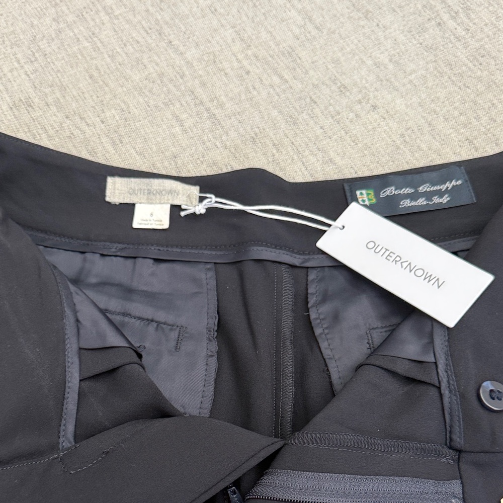 Outerknown High Waist Black Women's Shorts - Picture 2 of 4